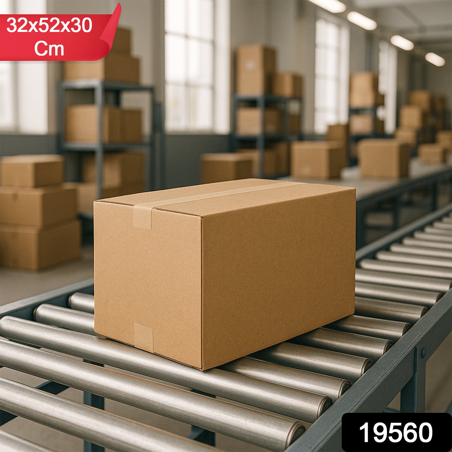 Heavy-duty Brown Box For Product Packing (32x52x30 Cm  1 Pc) Heavy-duty Brown Box For Product Packing (32x52x30 Cm  1 Pc)